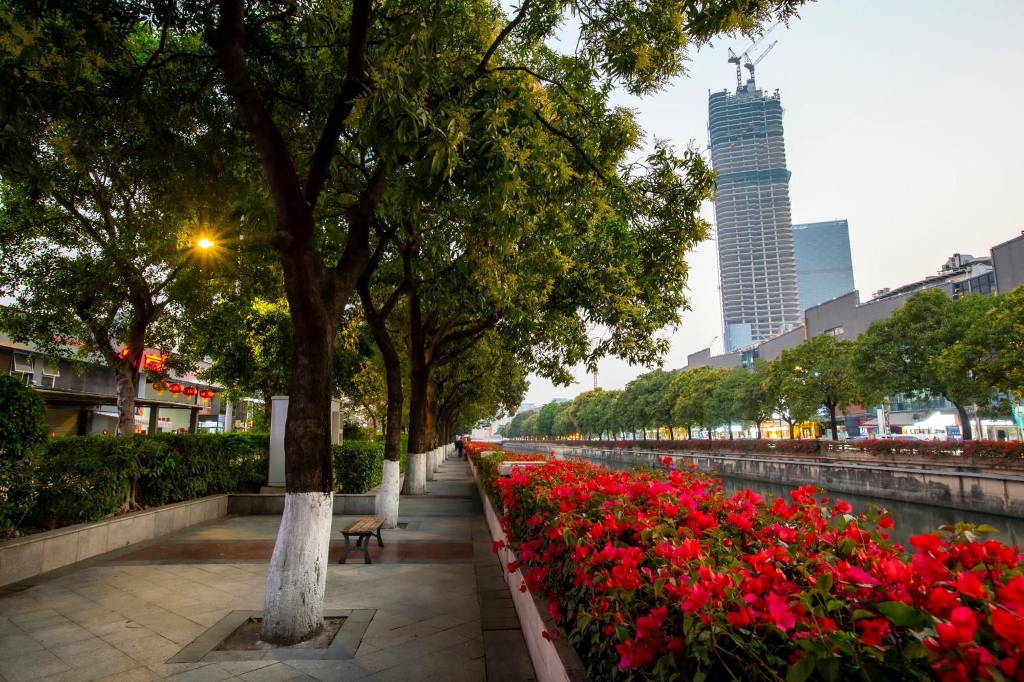 Meihao Mingyue Hotel International Finance City Keyun Road Metro Branch Canton Esterno foto