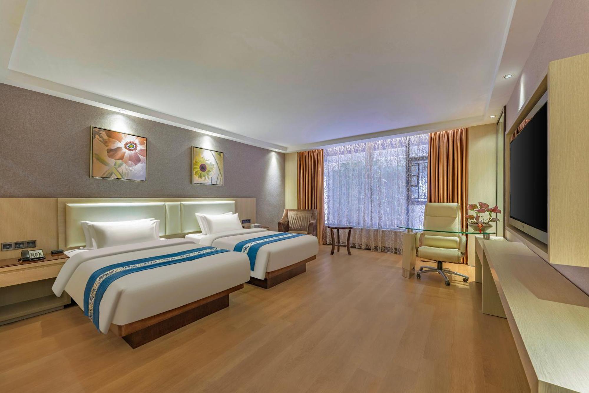 Meihao Mingyue Hotel International Finance City Keyun Road Metro Branch Canton Esterno foto