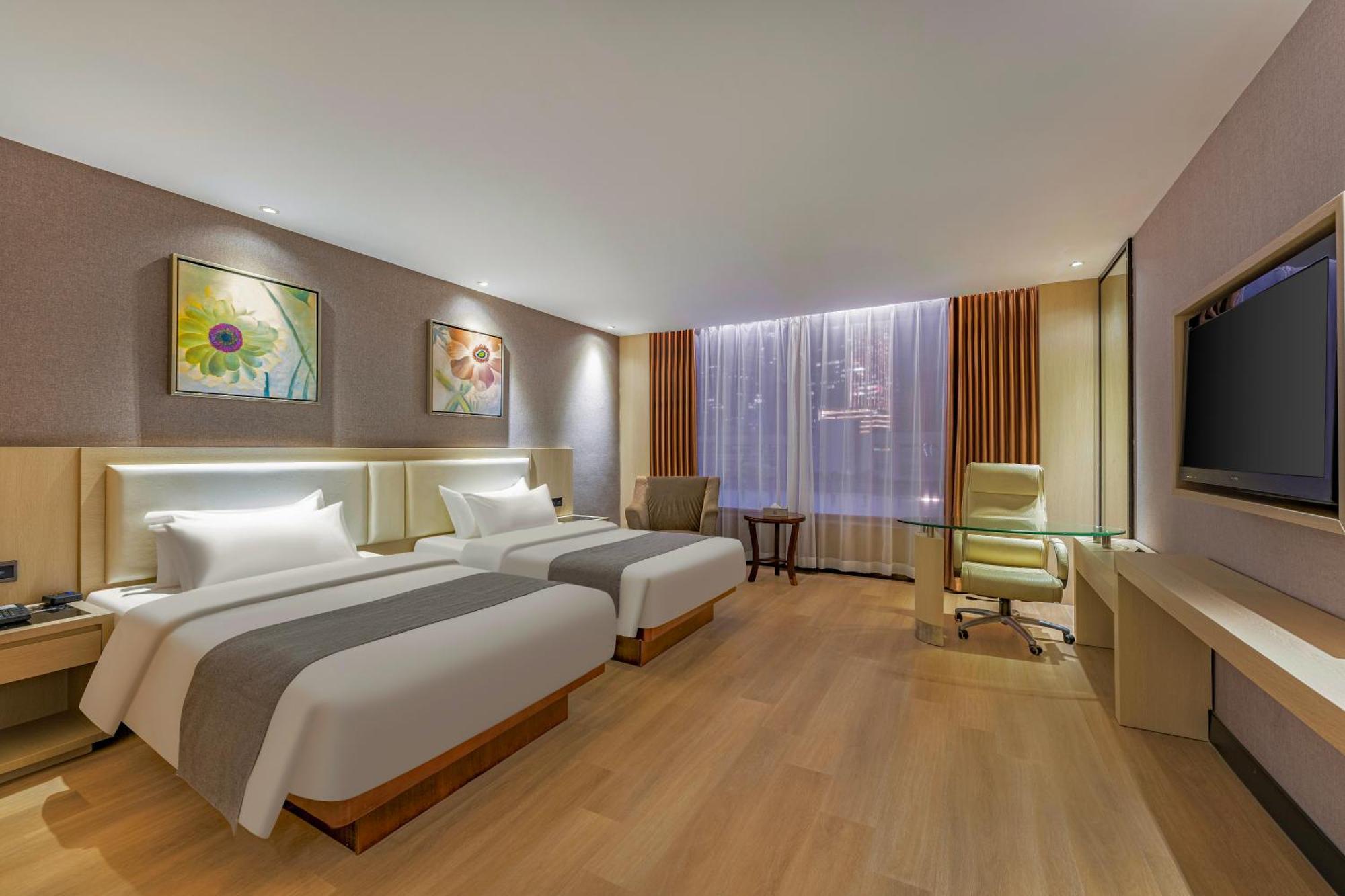 Meihao Mingyue Hotel International Finance City Keyun Road Metro Branch Canton Esterno foto